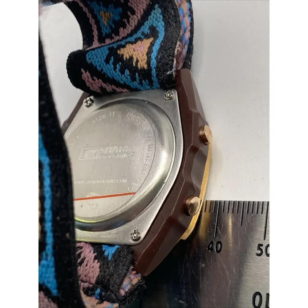 Freestyle Shark Rosegold Rhinestone Southwest Band Surfing Watch New Battery